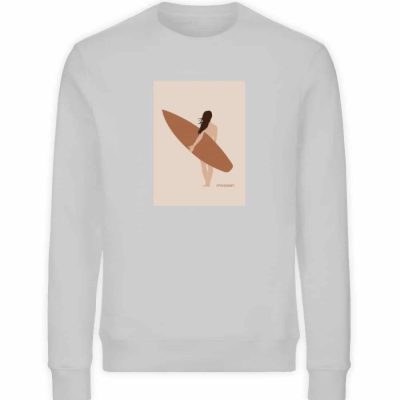 Boho Beachgirl - Unisex Bio Sweater - heathergrey