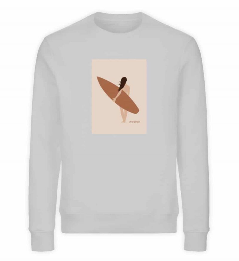 Boho Beachgirl - Unisex Bio Sweater - heathergrey