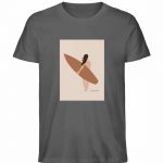 Boho Beachgirl – Unisex Bio T-Shirt – anthracite