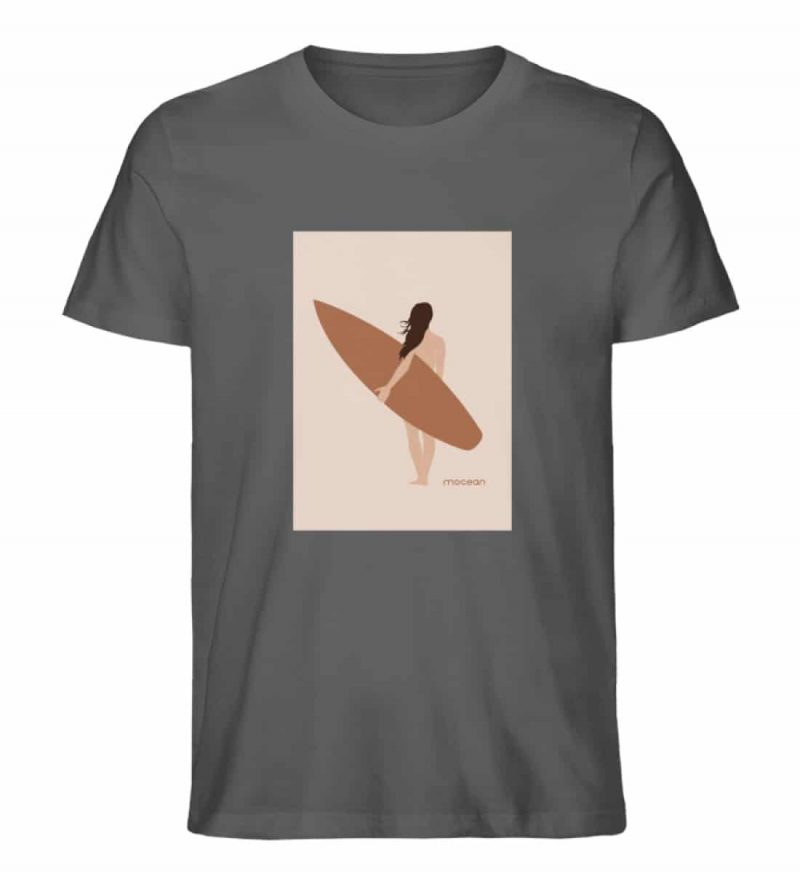 Boho Beachgirl - Unisex Bio T-Shirt - anthracite