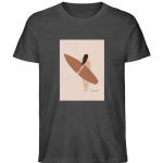 Boho Beachgirl – Unisex Bio T-Shirt – dark heather grey