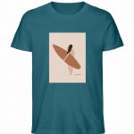 Boho Beachgirl – Unisex Bio T-Shirt – ocean depth