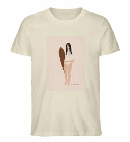 Boho Surfgirl - Unisex Bio T-Shirt - natural raw