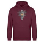 Burn to Ride – Light Unisex Bio Hoodie – burgundy