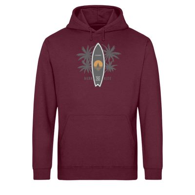 Burn to Ride - Light Unisex Bio Hoodie - burgundy