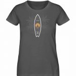 Burn to Ride – Damen Premium Bio T-Shirt – anthracite