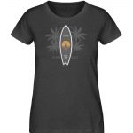 Burn to Ride – Damen Premium Bio T-Shirt – dark heather grey