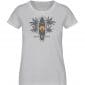 Burn to Ride - Damen Premium Bio T-Shirt - heather grey