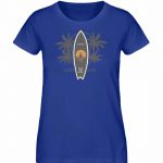 Burn to Ride – Damen Premium Bio T-Shirt – royal blue