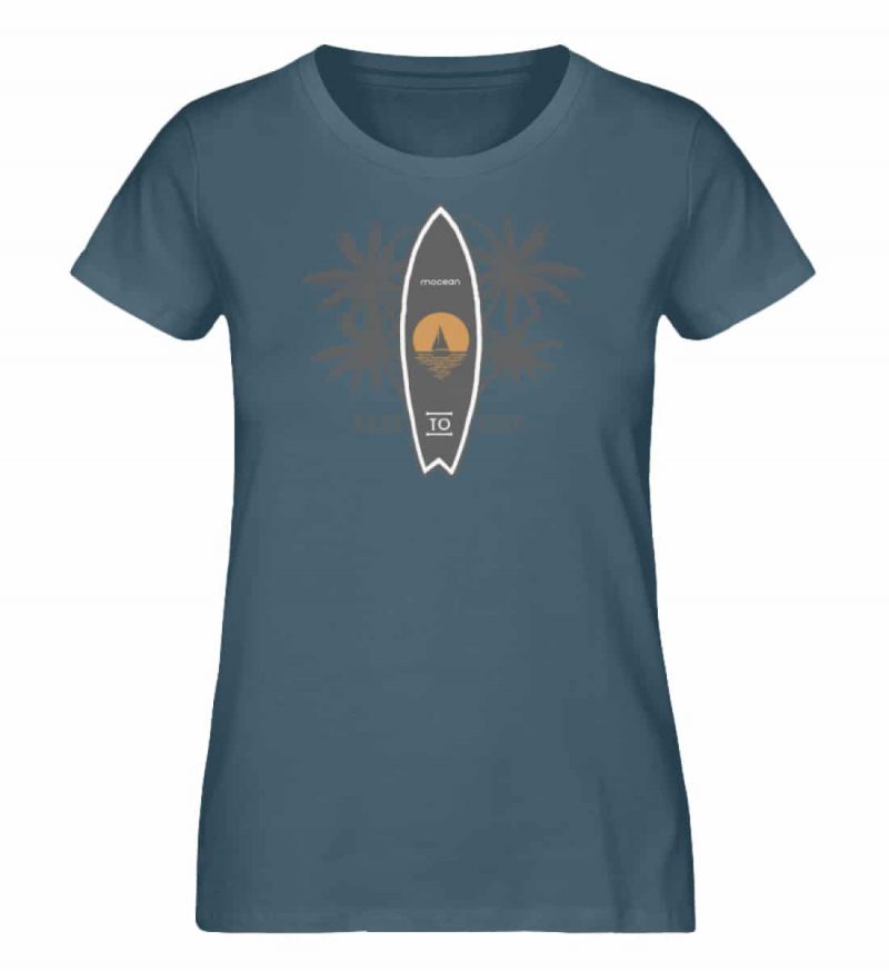 Burn to Ride - Damen Premium Bio T-Shirt - stargazer