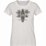Burn to Ride – Damen Premium Bio T-Shirt – vintage white