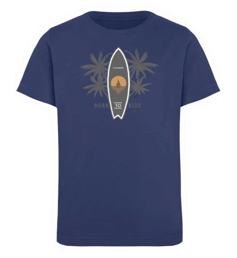Burn to Ride - Kinder Organic T-Shirt - french navy