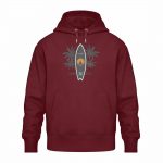 Burn to Ride – Relaxed Bio Hoodie – burgundy