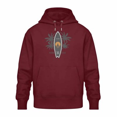 Burn to Ride - Relaxed Bio Hoodie - burgundy