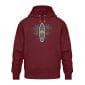 Burn to Ride - Relaxed Bio Hoodie - burgundy