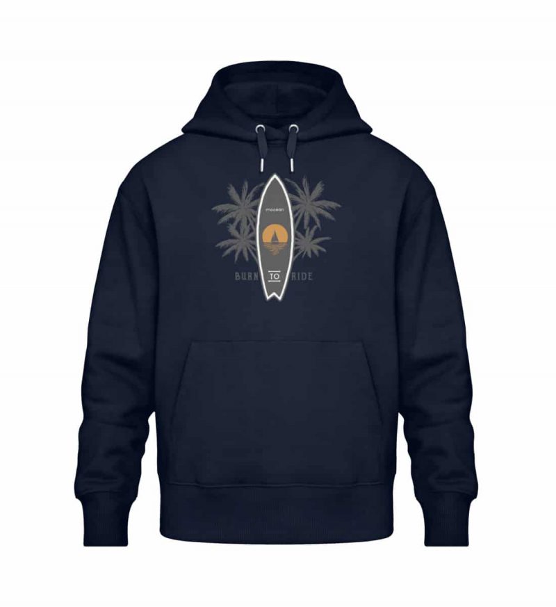 Burn to Ride - Relaxed Bio Hoodie - navy