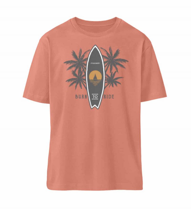 Burn to Ride - Relaxed Bio T-Shirt - rose clay