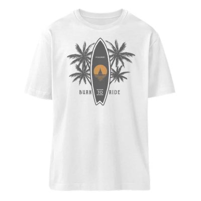 Burn to Ride - Relaxed Bio T-Shirt - white