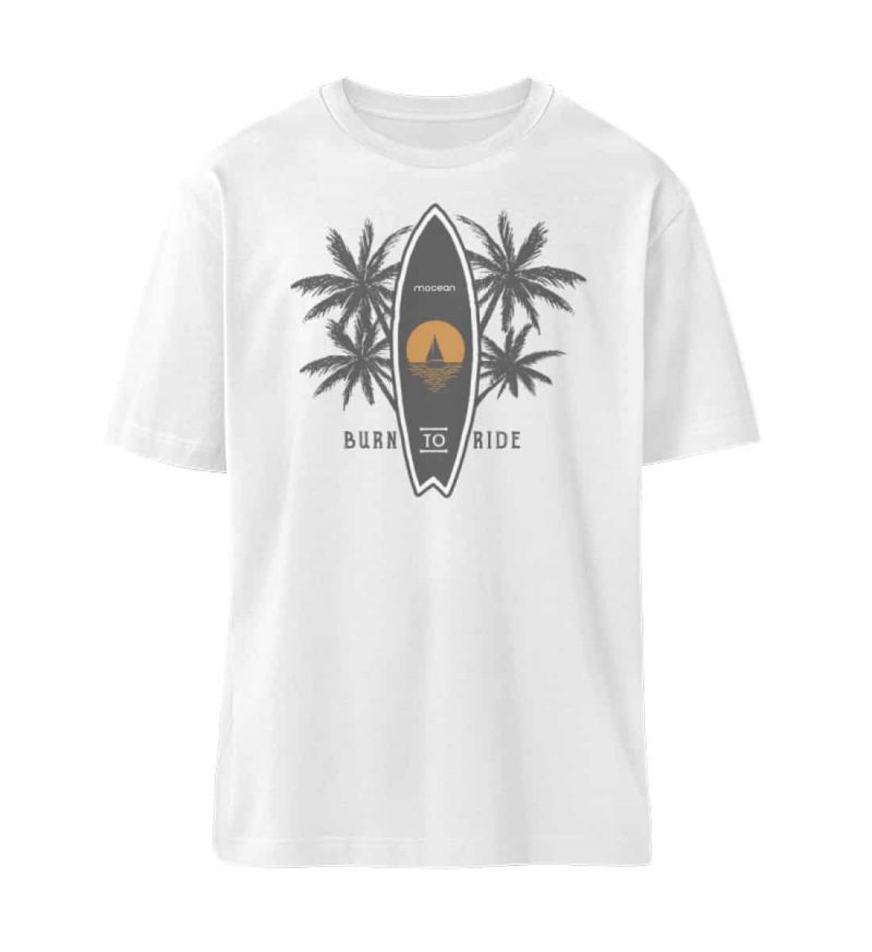 Burn to Ride - Relaxed Bio T-Shirt - white