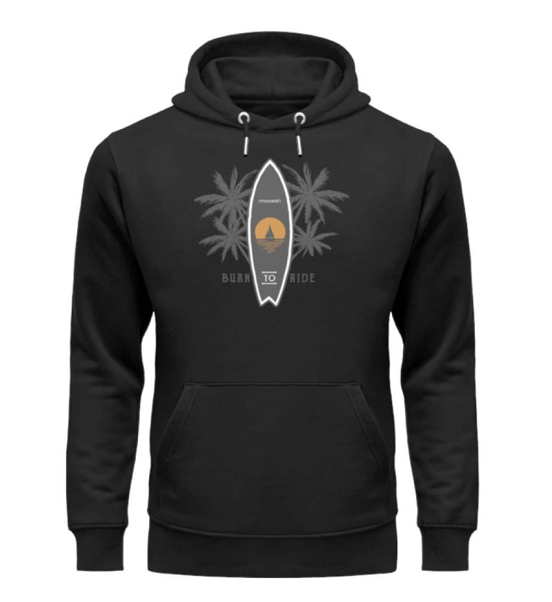 Burn to Ride - Premium Unisex Bio Hoodie - black