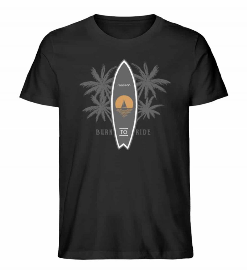 Burn to Ride - Unisex Bio T-Shirt - black