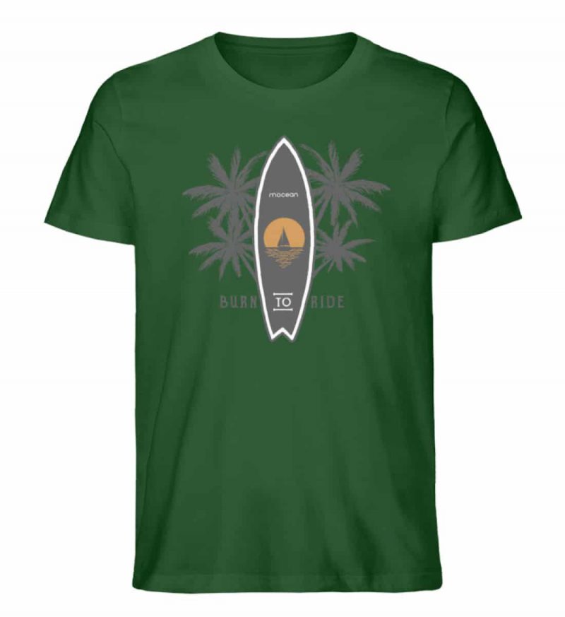Burn to Ride - Unisex Bio T-Shirt - bottle green