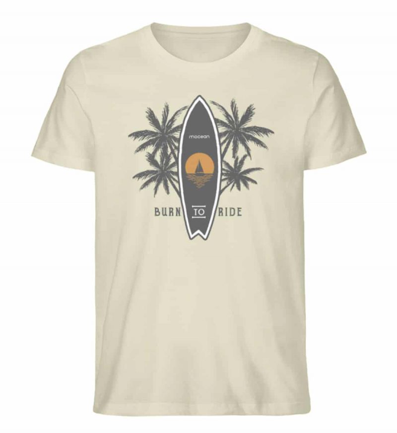 Burn to Ride - Unisex Bio T-Shirt - natural raw
