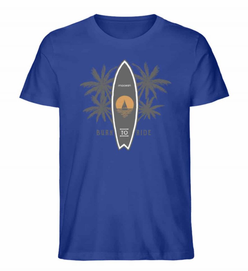 Burn to Ride - Unisex Bio T-Shirt - royal blue