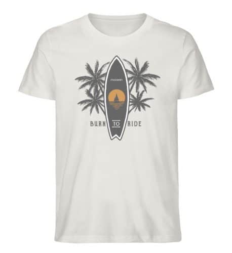 Burn to Ride - Unisex Bio T-Shirt - vintage white