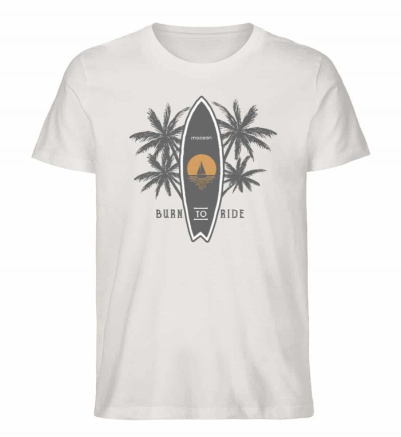 Burn to Ride - Unisex Bio T-Shirt - vintage white