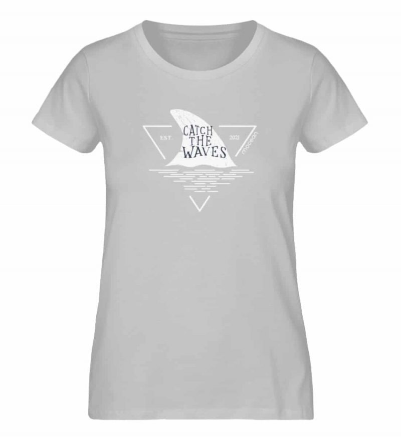 Catch - Damen Premium Bio T-Shirt - heather grey