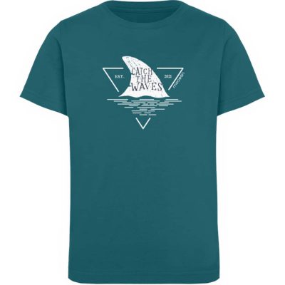 Catch - Kinder Organic T-Shirt - ocean depth