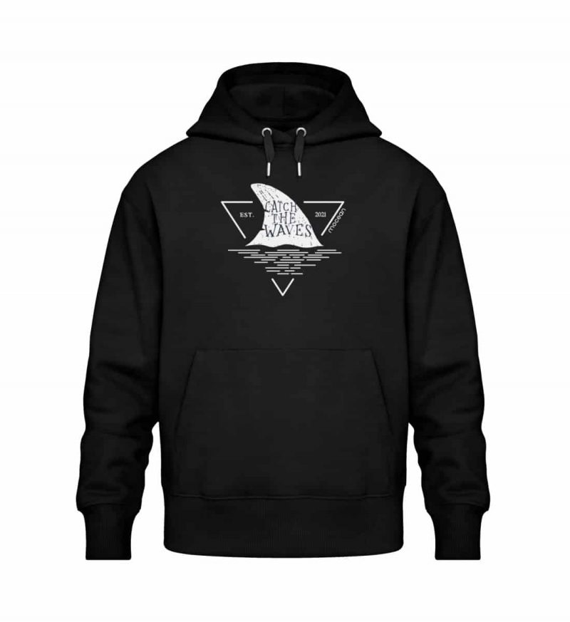 Catch - Relaxed Bio Hoodie - black