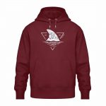 Catch – Relaxed Bio Hoodie – burgundy