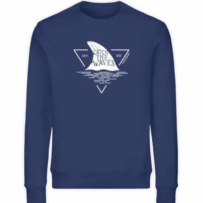 Catch - Unisex Bio Sweater - navy blue