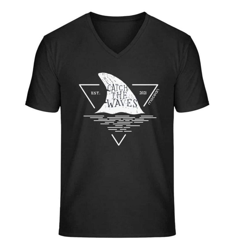 Catch - Unisex Bio V T-Shirt - black
