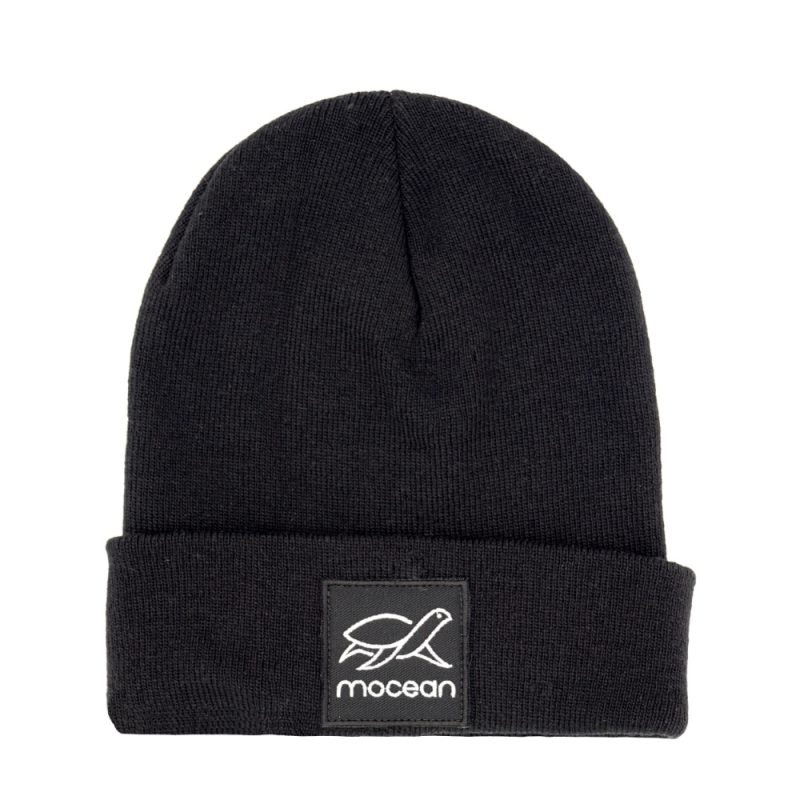Cuffed Beanie recycelt in black