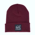 Cuffed Beanie recycelt in burgundy