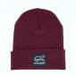 Cuffed Beanie recycelt in burgundy