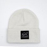 Cuffed Beanie recycelt in white