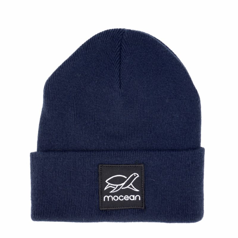 Cuffed Beanie recycelt in navy