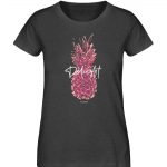 Delight – Damen Premium Bio T-Shirt – dark heather grey