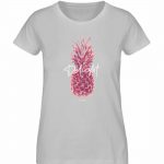 Delight – Damen Premium Bio T-Shirt – heather grey