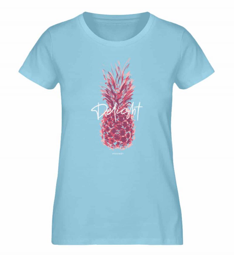 Delight - Damen Premium Bio T-Shirt - sky blue