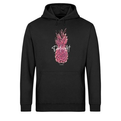 Delight - Light Unisex Bio Hoodie - black