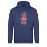 Delight – Light Unisex Bio Hoodie – navy blue