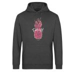 Delight – Light Unisex Bio Hoodie – dark heathergrey