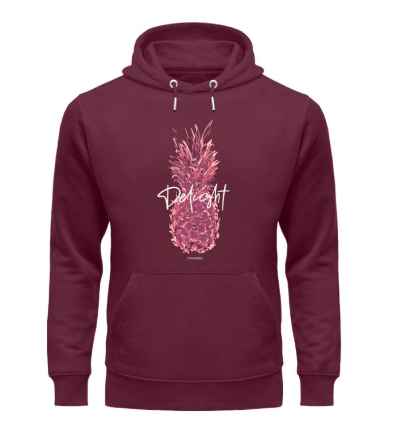 Delight - Premium Unisex Bio Hoodie - burgundy