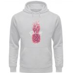 Delight – Premium Unisex Bio Hoodie – heather grey