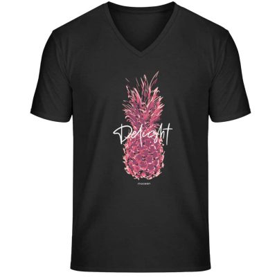 Delight - Unisex Bio V T-Shirt - black